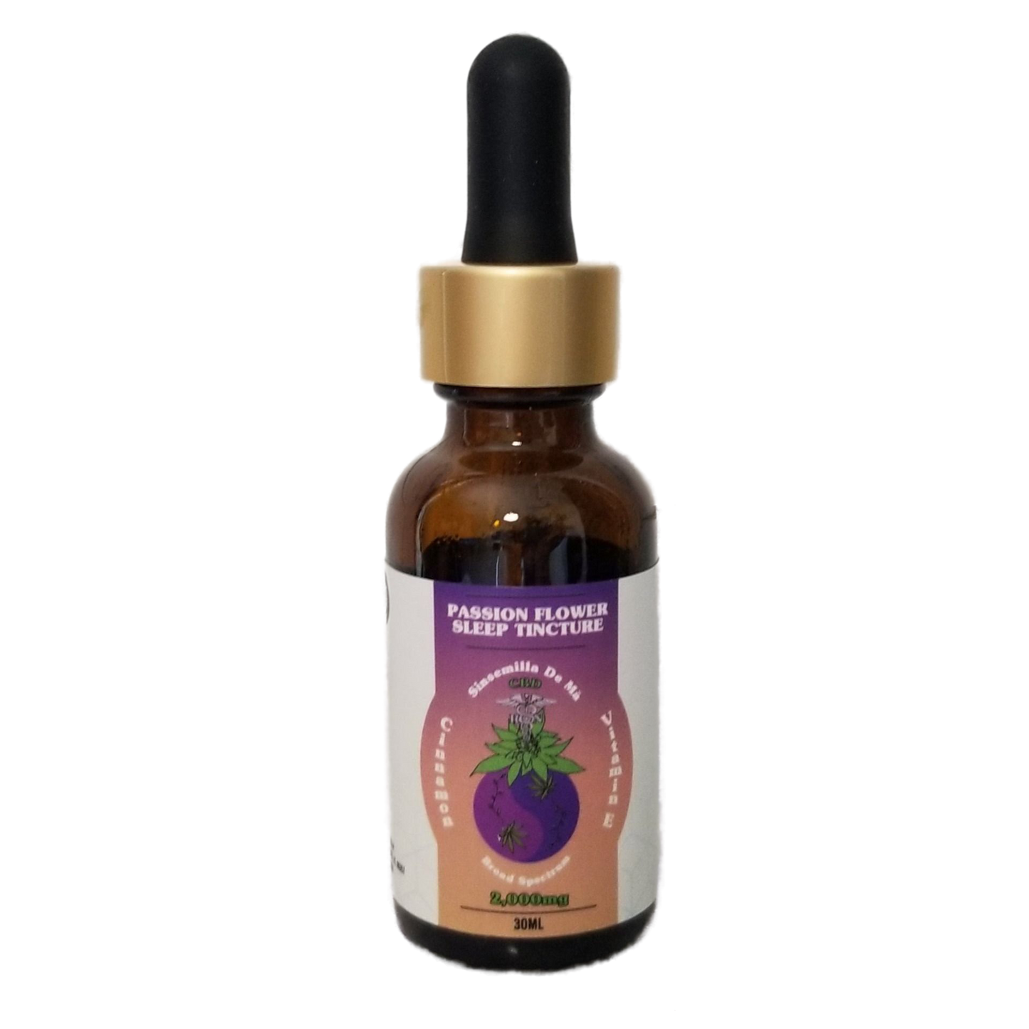 Passion Flower Sleep Tincture CBD/CBG/CBC (Broad Spectrum)